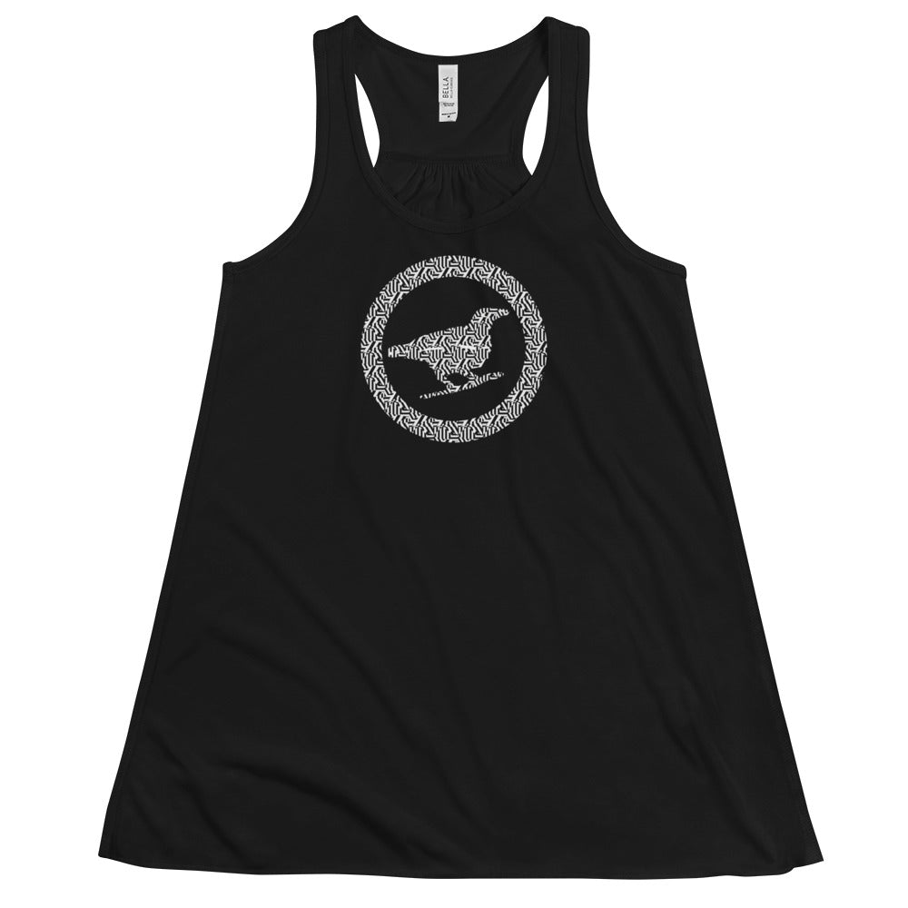 Dazzle Camo Women's Flowy Racerback Tank