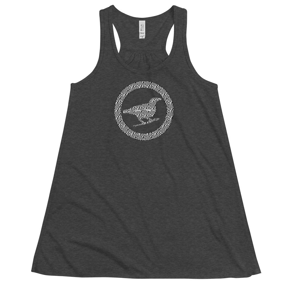 Dazzle Camo Women's Flowy Racerback Tank